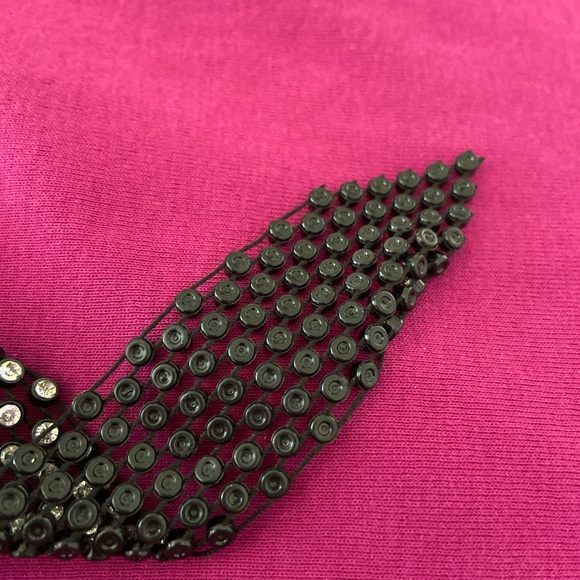 Mesh blinged tie.  42” long, 1.4”wide - Picture 5 of 5